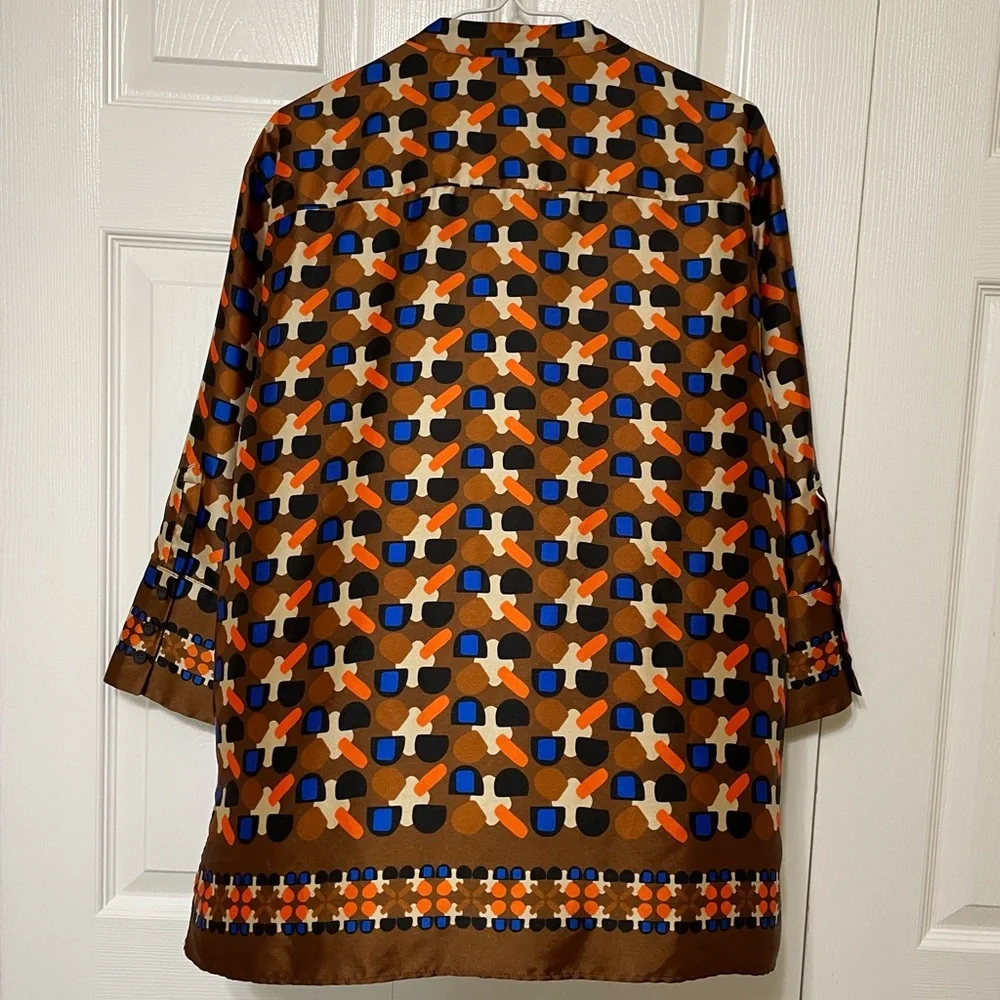 Zara Multicolor Geometric Blouse - Picture 2 of 13